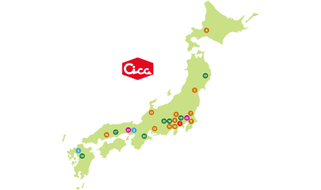 地点列表