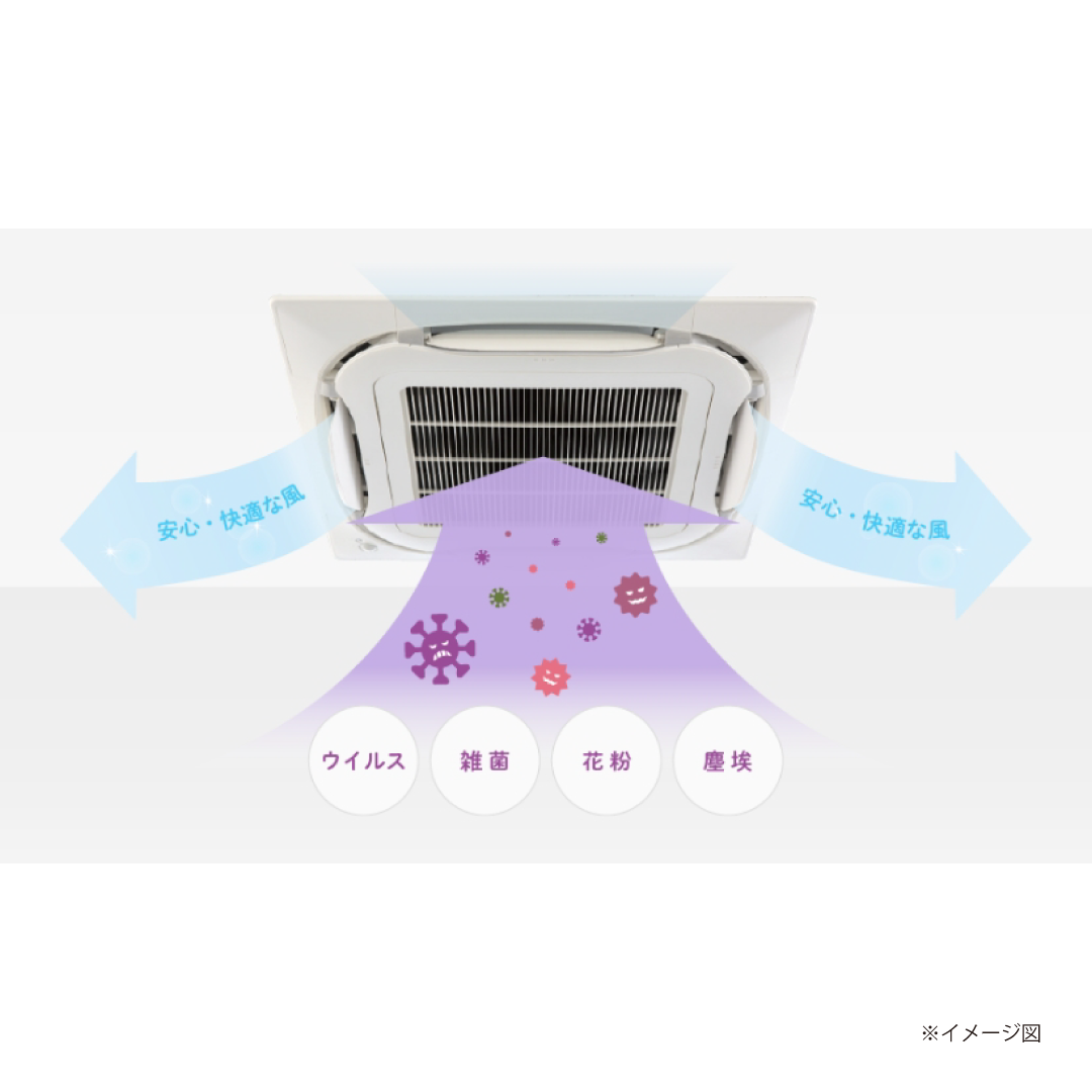 業務用エアコン専用衛生フィルターNEOZONE®,ネオゾーン