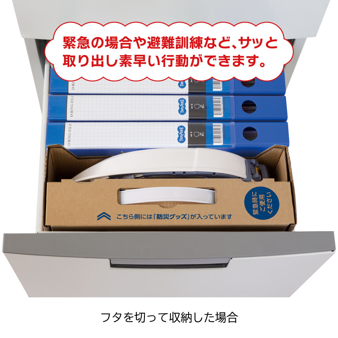 オサメット in 防災用品BOX