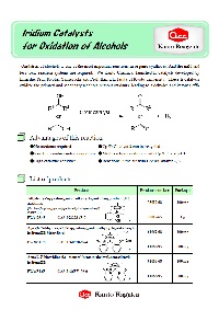 Iridium Catalysts for Oxidation