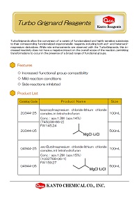 Turbo grignard reagents